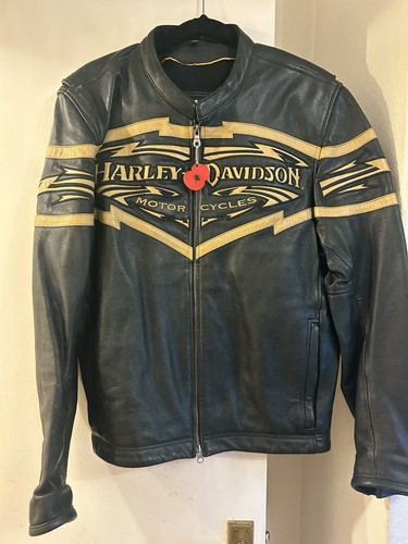 Harley davidson leather jacket - leather,