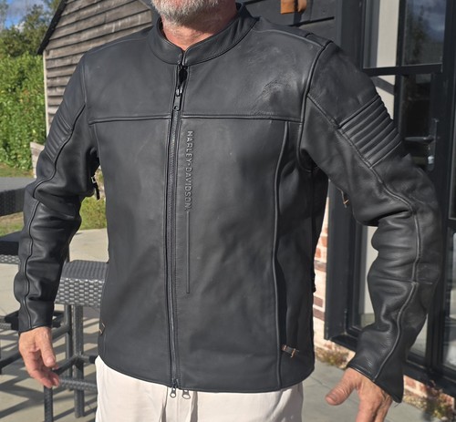 Harley davidson leather biker - leather,