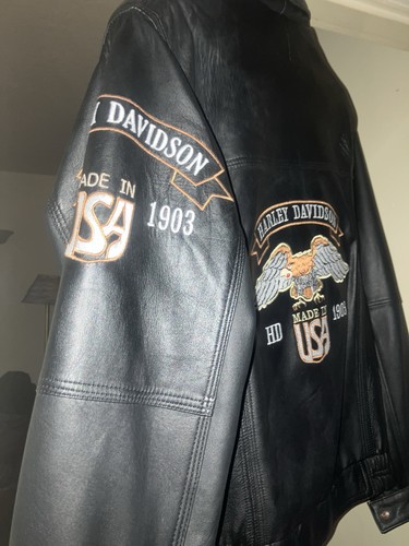Harley davidson men leather - harley-davidson,