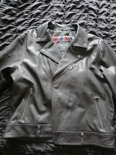 Harley davidson black leather - black,