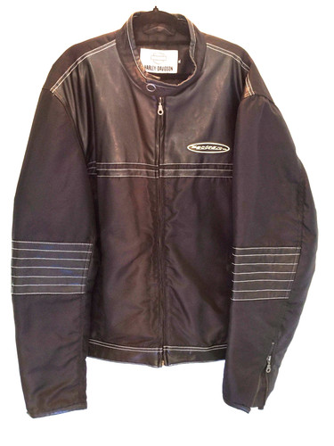 Mens genuine black harley - mens, xl