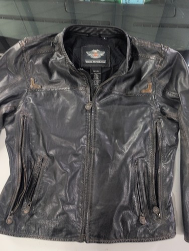 Leather jacket harley davidson - leather,